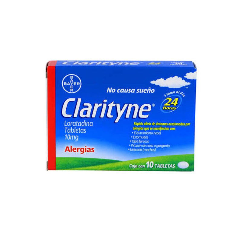 Clarityne 10 mg 10 tabletas