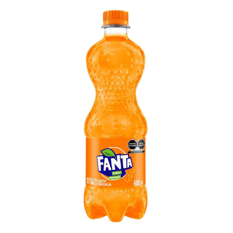 Fanta naranja 600 ml no retornableornable