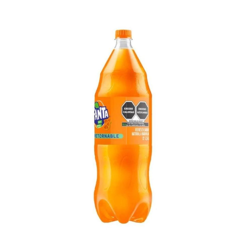 Fanta naranja 2.5 ltos no retornableornable