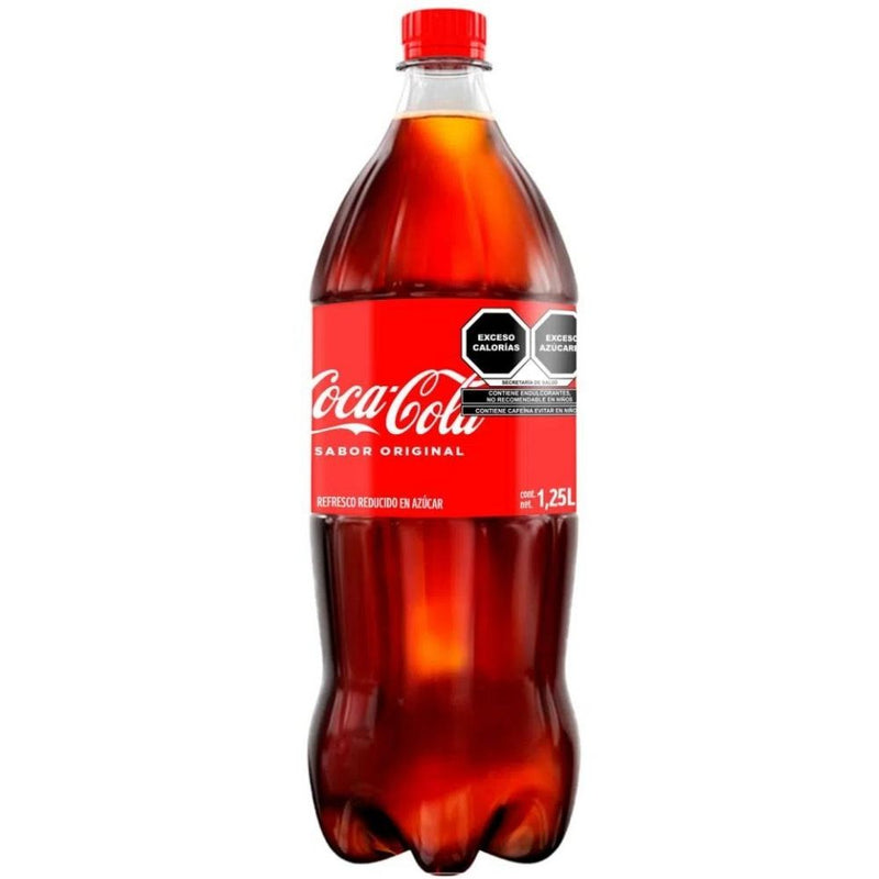 Coca cola 1.25 m.l. no retornable
