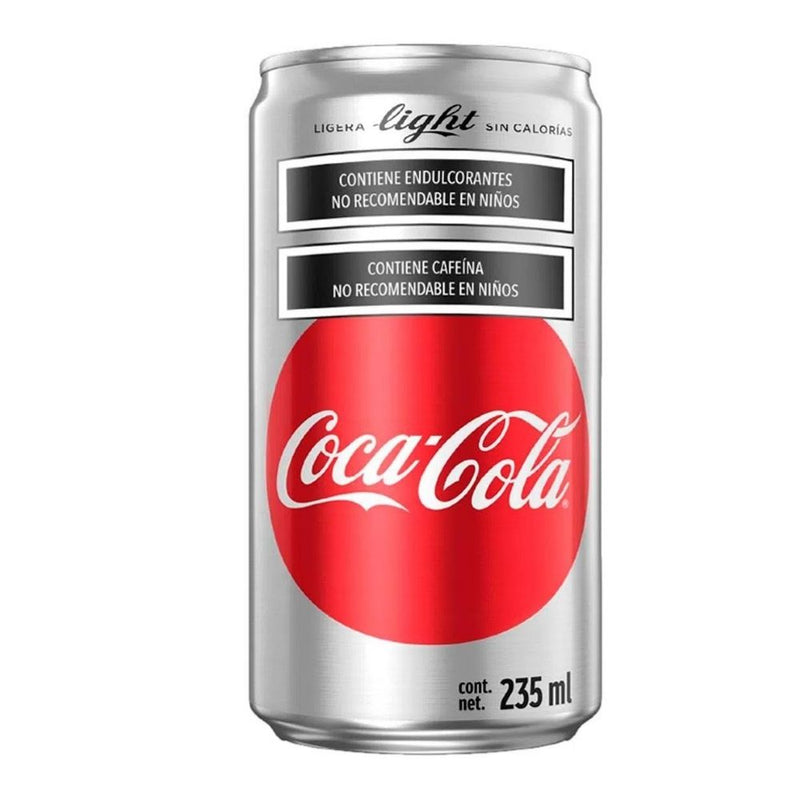 Coca cola light mini lata 235 ml