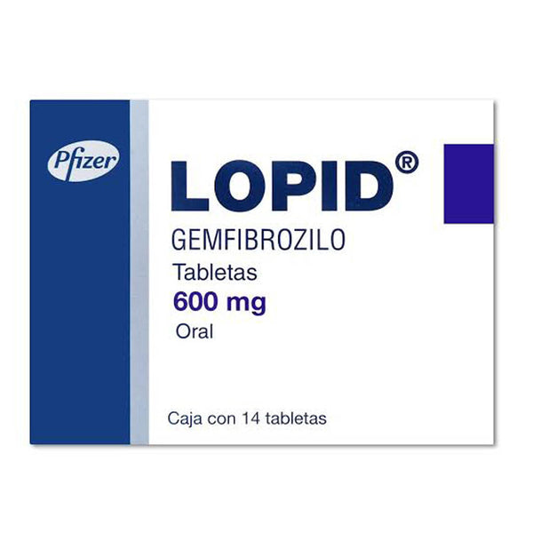 Lopid 600 14 grageas 600mg