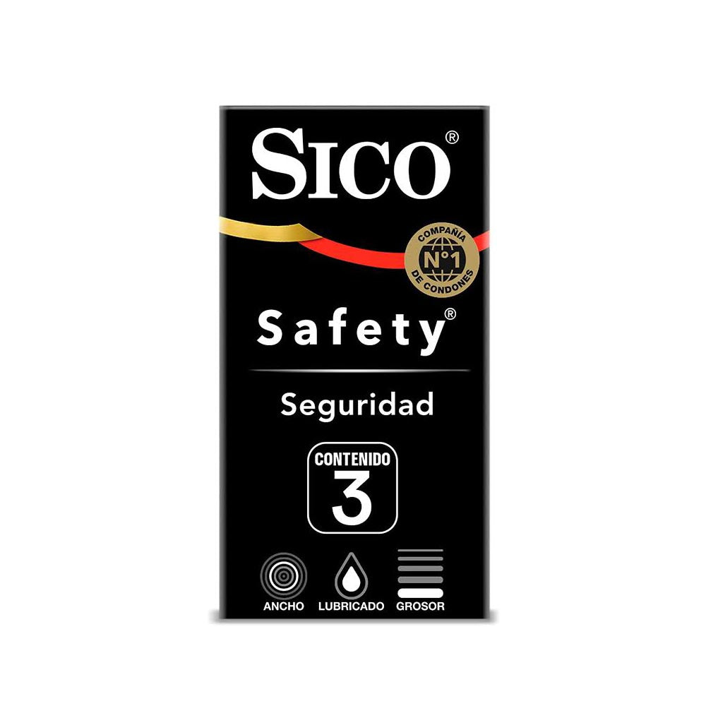 Preservativos Sico Safety Feel Con 3 7149