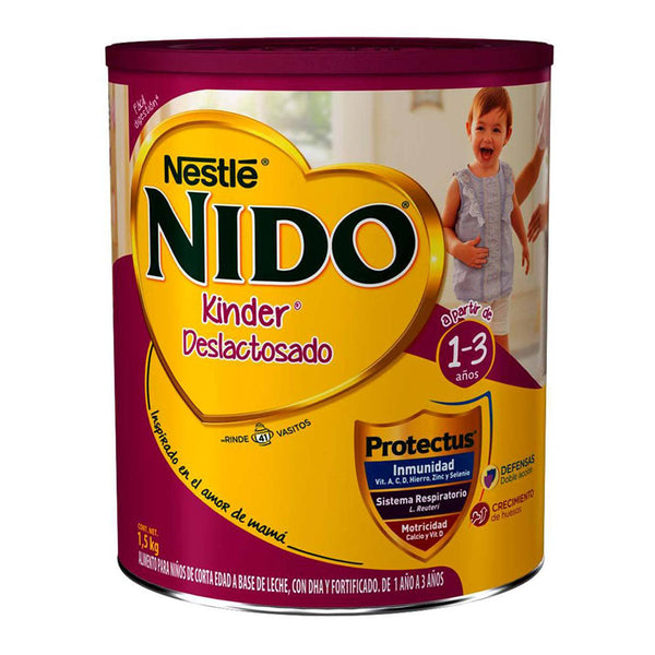 LECHE NIDO KINDER DESLACTOSADA 1.5 GR