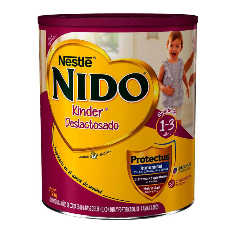 LECHE NIDO KINDER DESLACTOSADA 1.5 GR