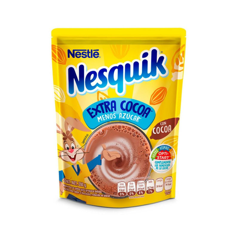 Nestle nesquik extra cocoa 280 gr