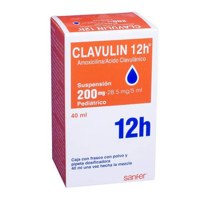 Clavulin 12h suspension pediatrico 40ml *a