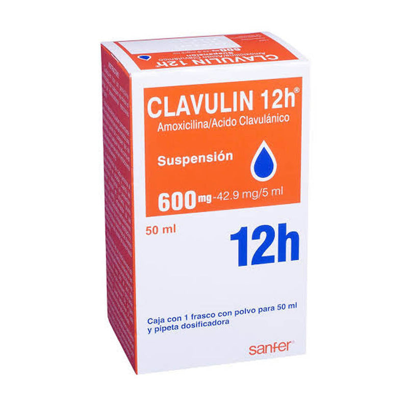 Clavulin suspension 12h 600mg *a