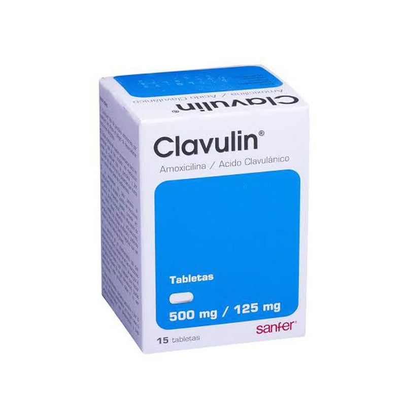 Clavulin 15 tabletas 500mg *a