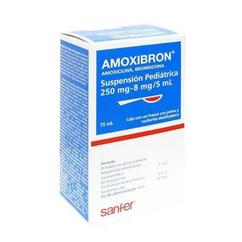 Amoxibron suspension 250mg 75ml *a
