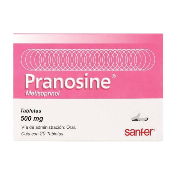 Pranosine 20 tabletas 500mg