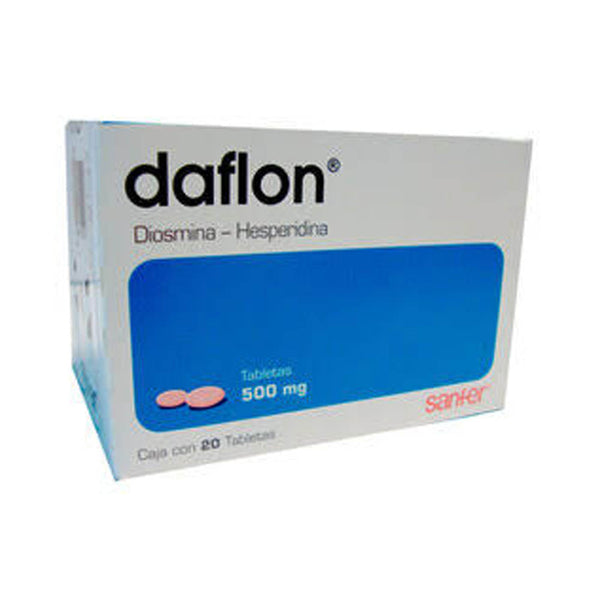Daflon tripack 500mg con 20 tabletas diosmina / heridina
