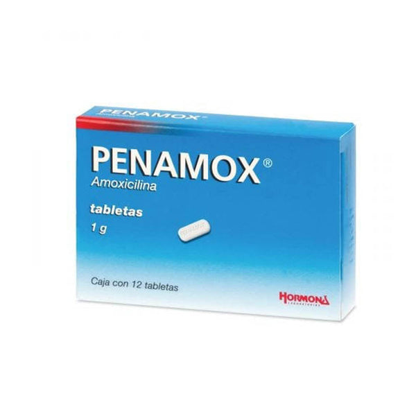 Penamox 12 tabletas 1gr