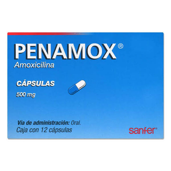 Penamox 12 capsulas 500mg