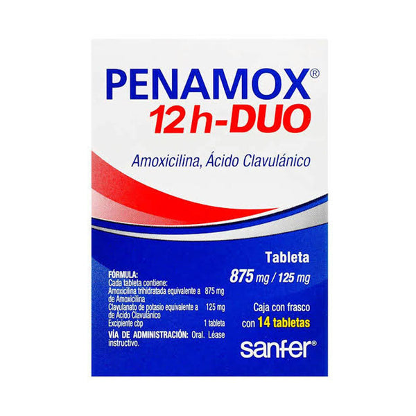 PENAMOX 12H DUO 14 TAB 875MG*A