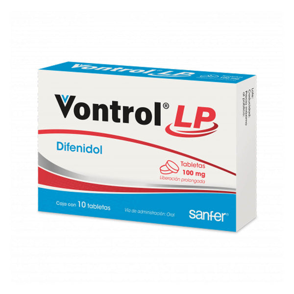 Vontrol lp 100 mg 10 tabletas