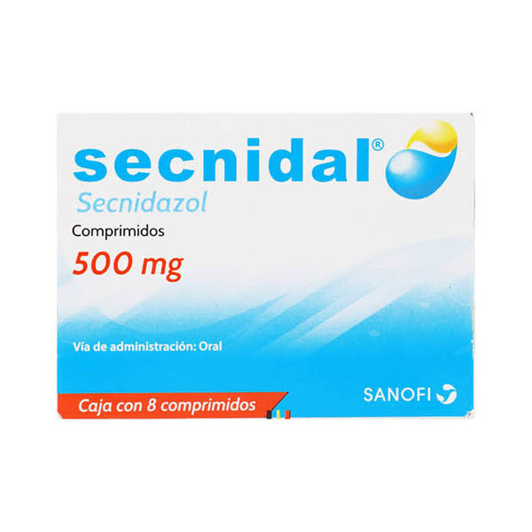 Secnidal 8 comprimidos 500mg secnidazol