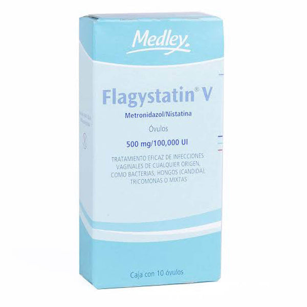 Flagystatin v 10 ovulos r metronidazol / nistatina