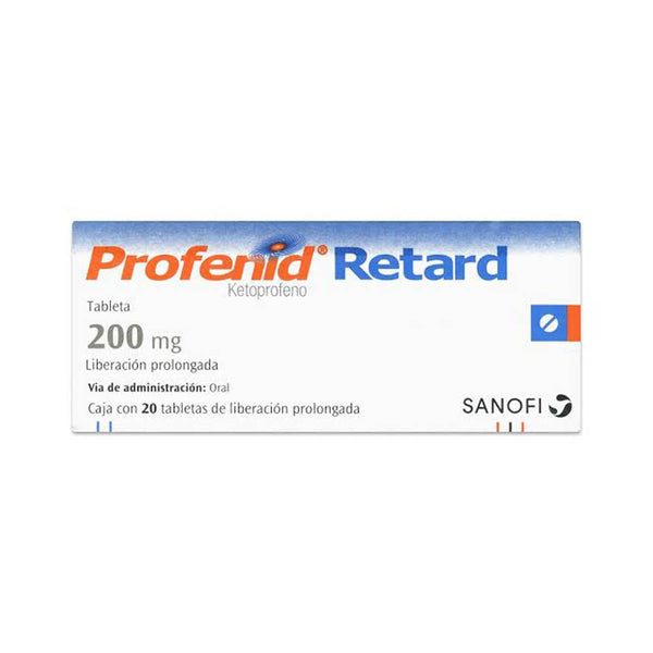Profenid retard 20 comprimidos 200mg ketoprofeno