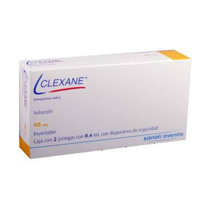 Clexane solucion inyectables 2 jeringas 40mg