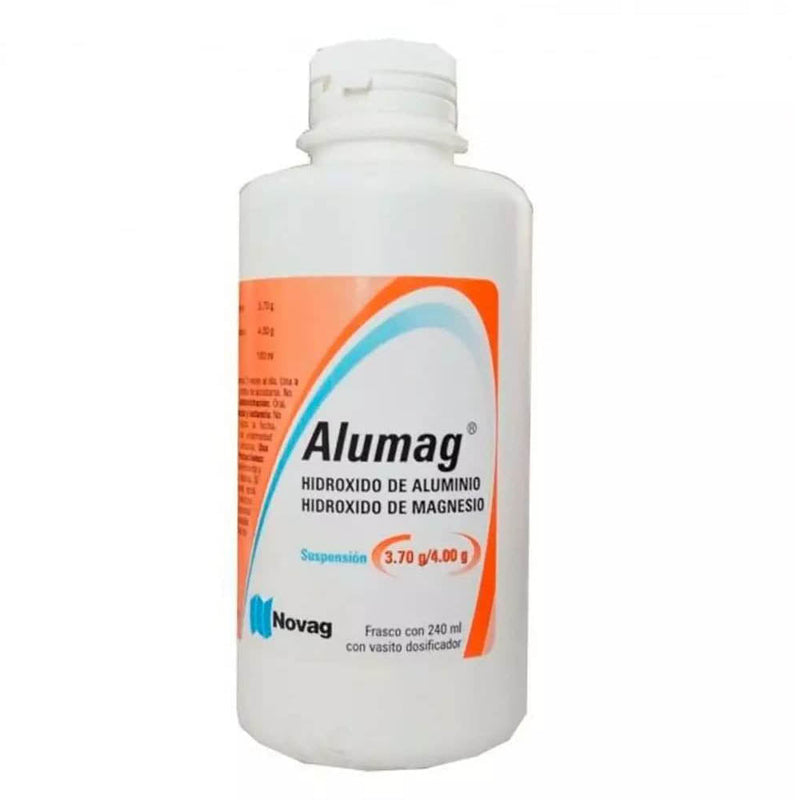 Aluminio-magnesio 3.7 g./4 g./100 ml. suspension 240ml (alespumag)