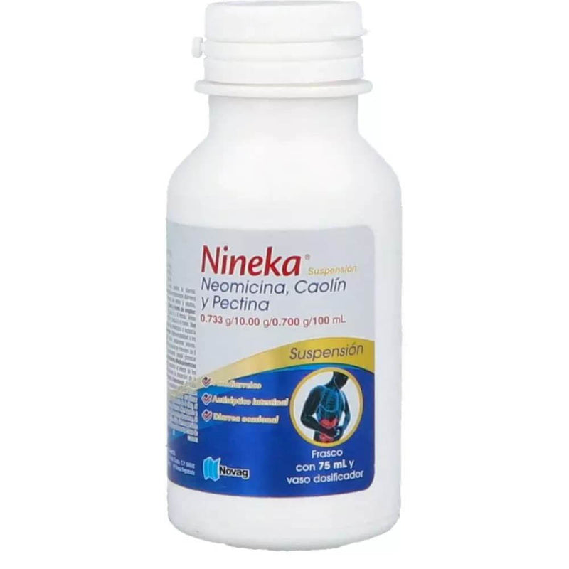 Neomicina-caolin-pectina 0.733g/10.00/0.700g sus 75ml (nineka)