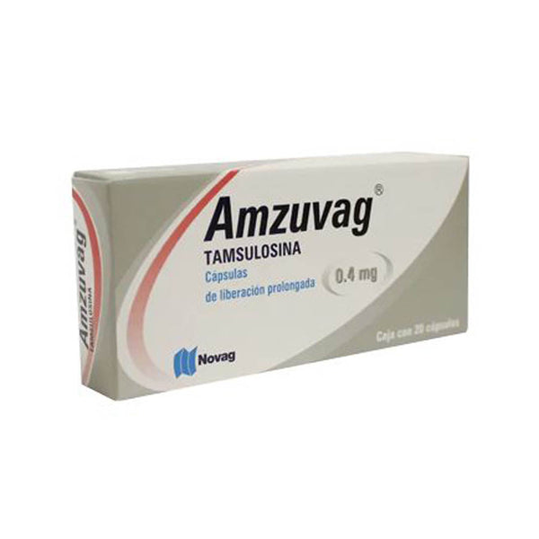 Tamsulosina 0.4 mg capsulas con 20 (amzuvag)