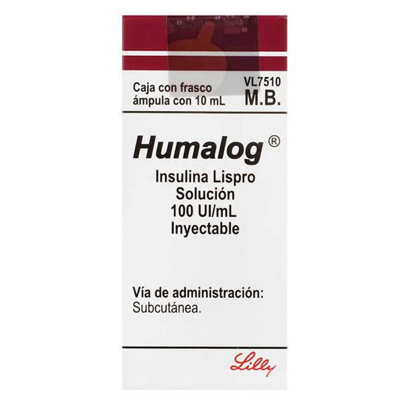 Humalog 100ui solucion inyectables 10ml r