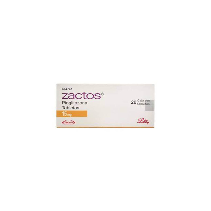 Zactos 28 tabletas 15mg