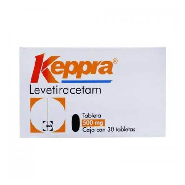 Keppra 30 tabletas 500 mg