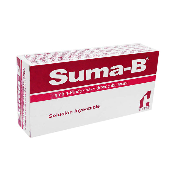 Suma-b solucion inyectables 5 ampolletas