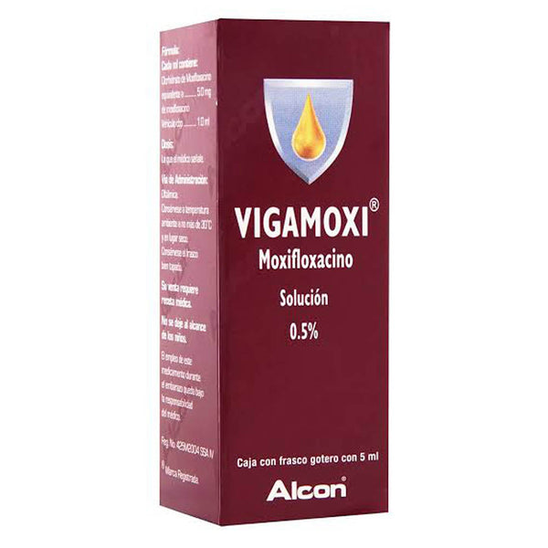 Vigamoxi solucion 0.5% 5ml
