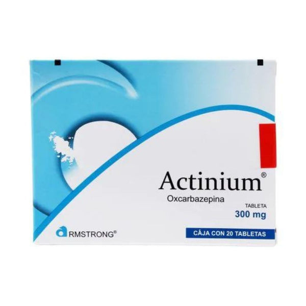 Actinium 20 tabletas 300mg oxcarbazepina