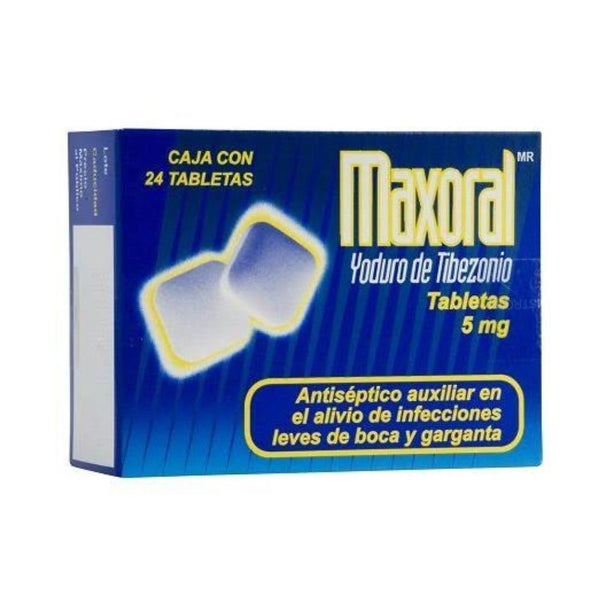 Maxoral 24 tabletas 5mg tibezonio / toduro