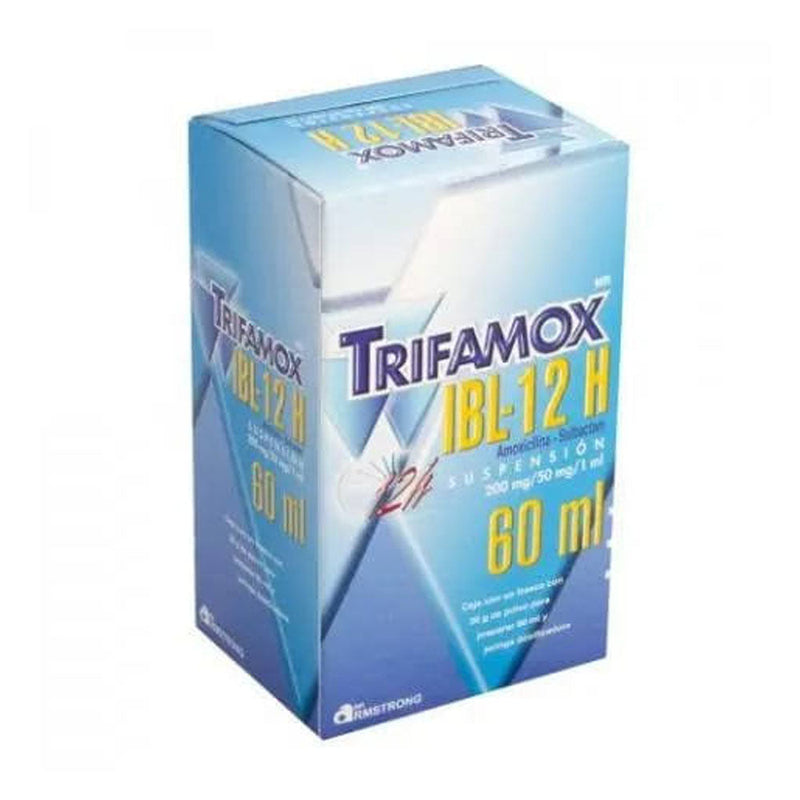 Trifamox ibl 12h suspension 60ml amoxicilina / sulbactam