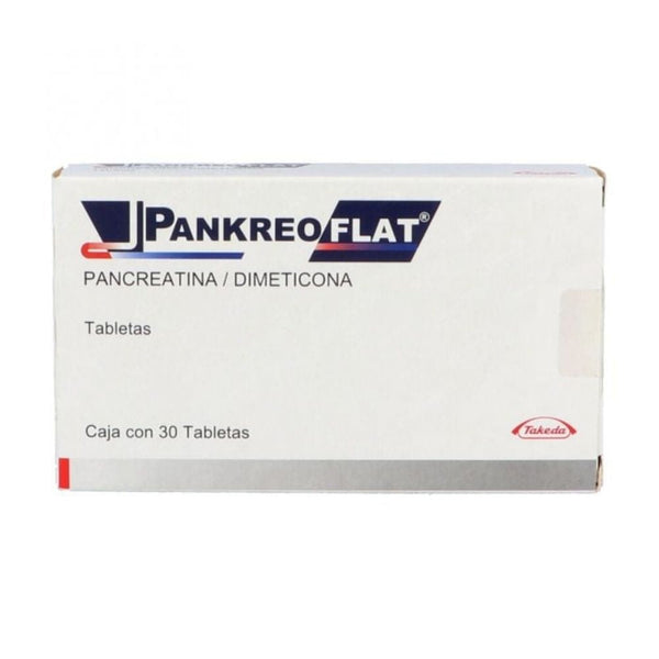 Pankreoflat con 60 tabletas 80mg