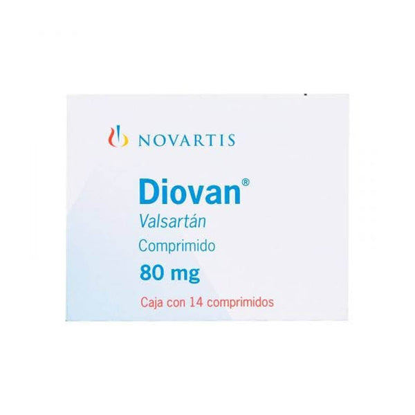 Diovan 14 grageas 80mg hidroclorotiazida/valsartan
