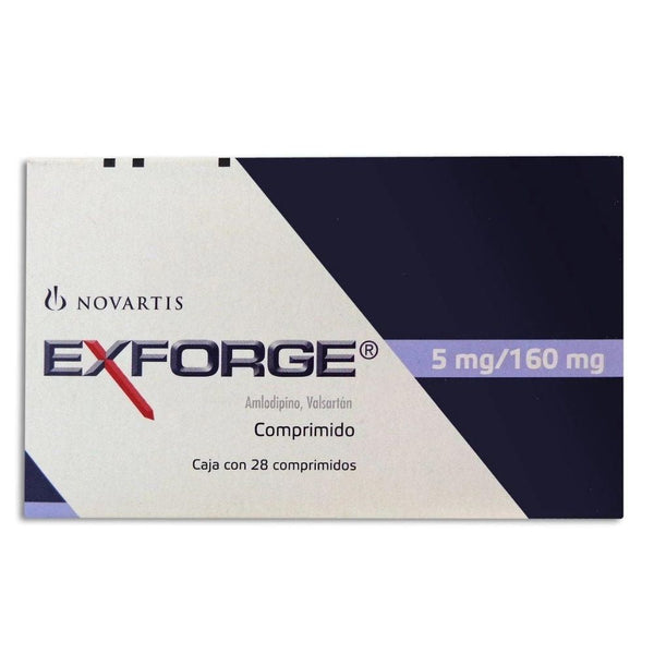 Exforge 28 comprimidos 5mg/160mg