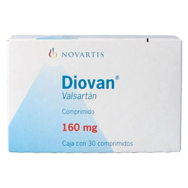 Diovan 30 grageas 160mg  hidroclorotiazida / valsartan