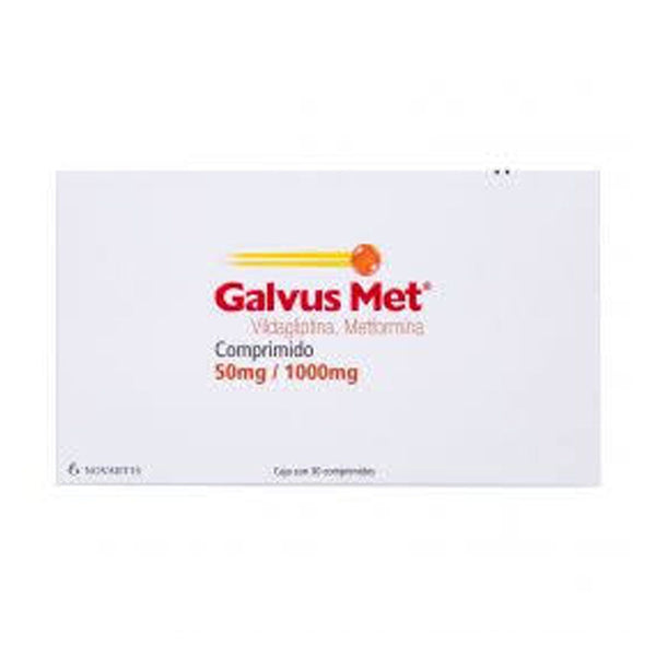 Galvus met 30 comprimidos 50mg/1000mg