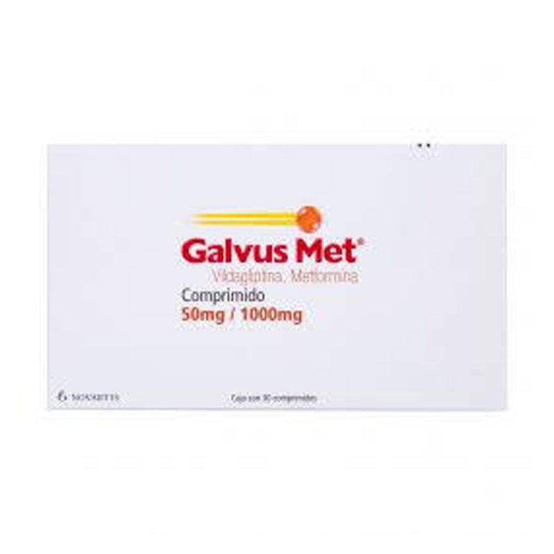 Galvus met 30 comprimidos 50mg/1000mg