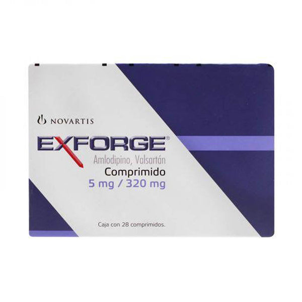 Exforge 28 comprimidos 5mg/320mg