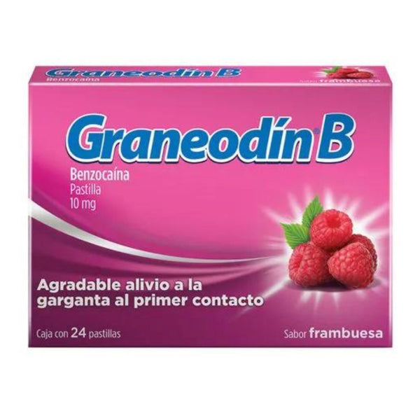 Graneodin-b frambuesa 24 pastillas