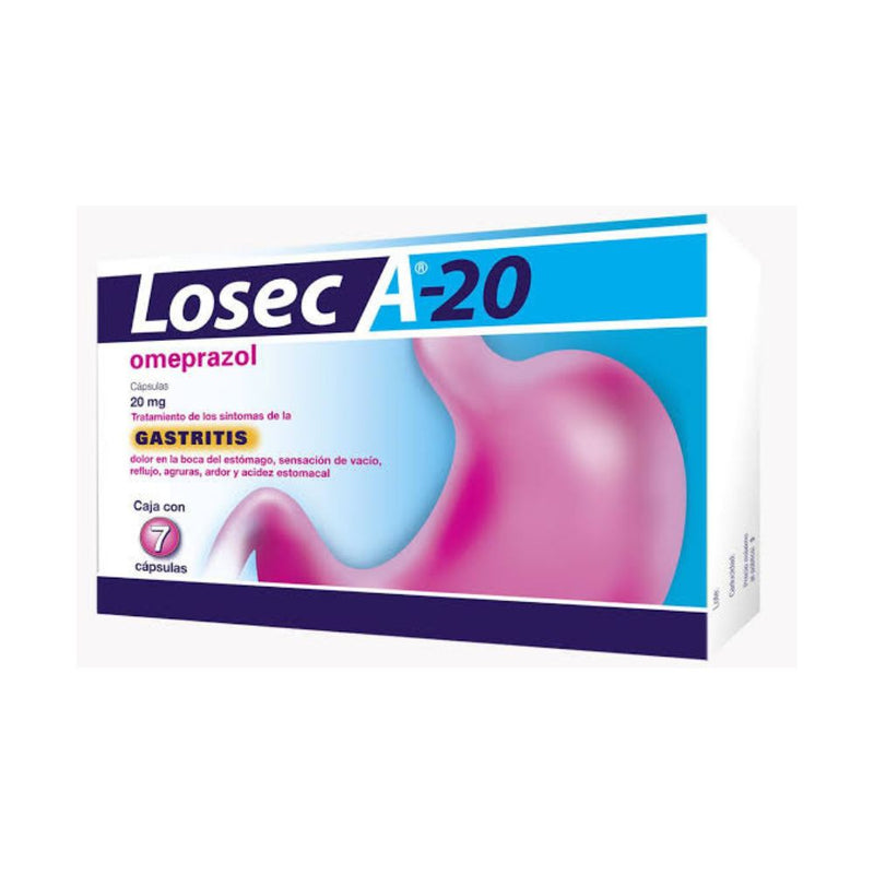 Losec a 20 7 capsulas 20mg