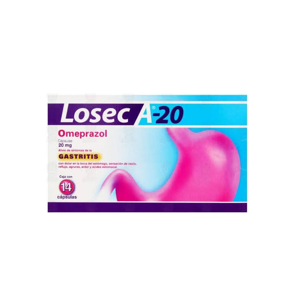 Losec a 20 14 capsulas 20mg