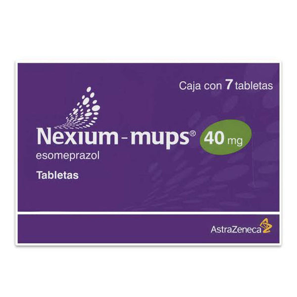 Nexium-mups 7 tabletas 40mg