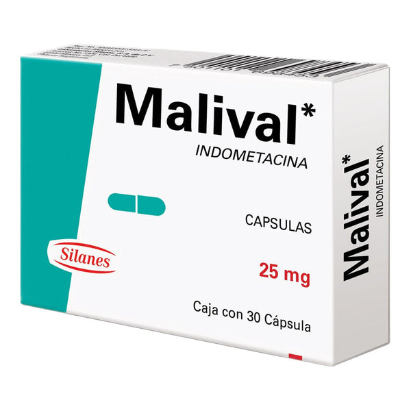 Malival 30 capsulas 25mg