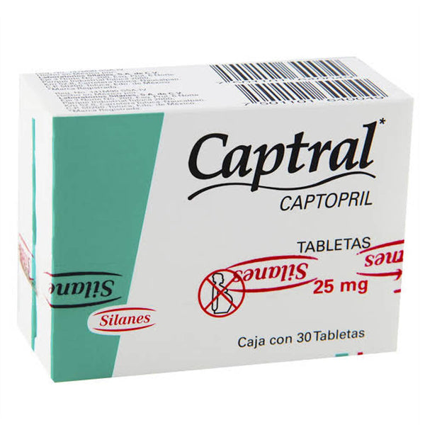 Captral 30 tabletas 25mg