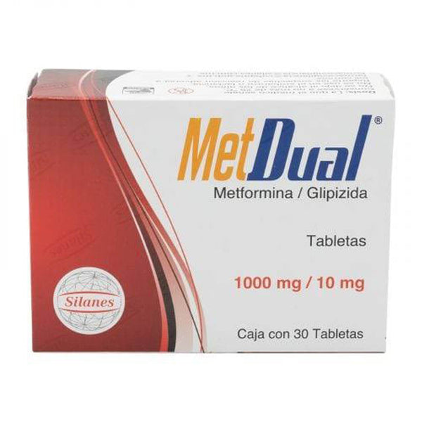 Metdual 30 tabletas 10mg/1000mg