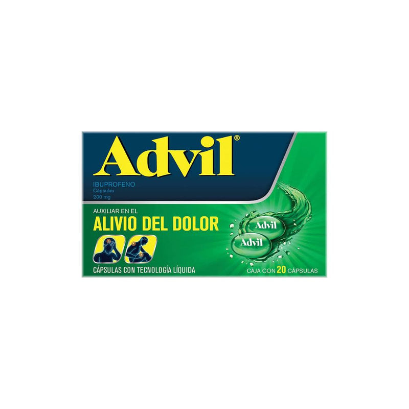 Advil fastgel 20 capsulas